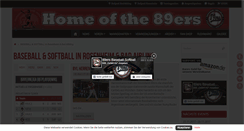 Desktop Screenshot of 89ers.org